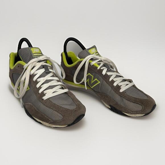 New Balance WL442ML2 Gray Green Leather Sneakers Women’s Size 7.5 Casual Shoes - Picture 3 of 8